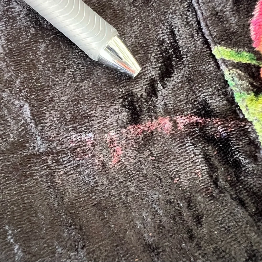 VTG Whimsigoth Velvet Floral Slip Dress Strappy Back 90s Nolita Romantic Vamp XL - Picture 17 of 17